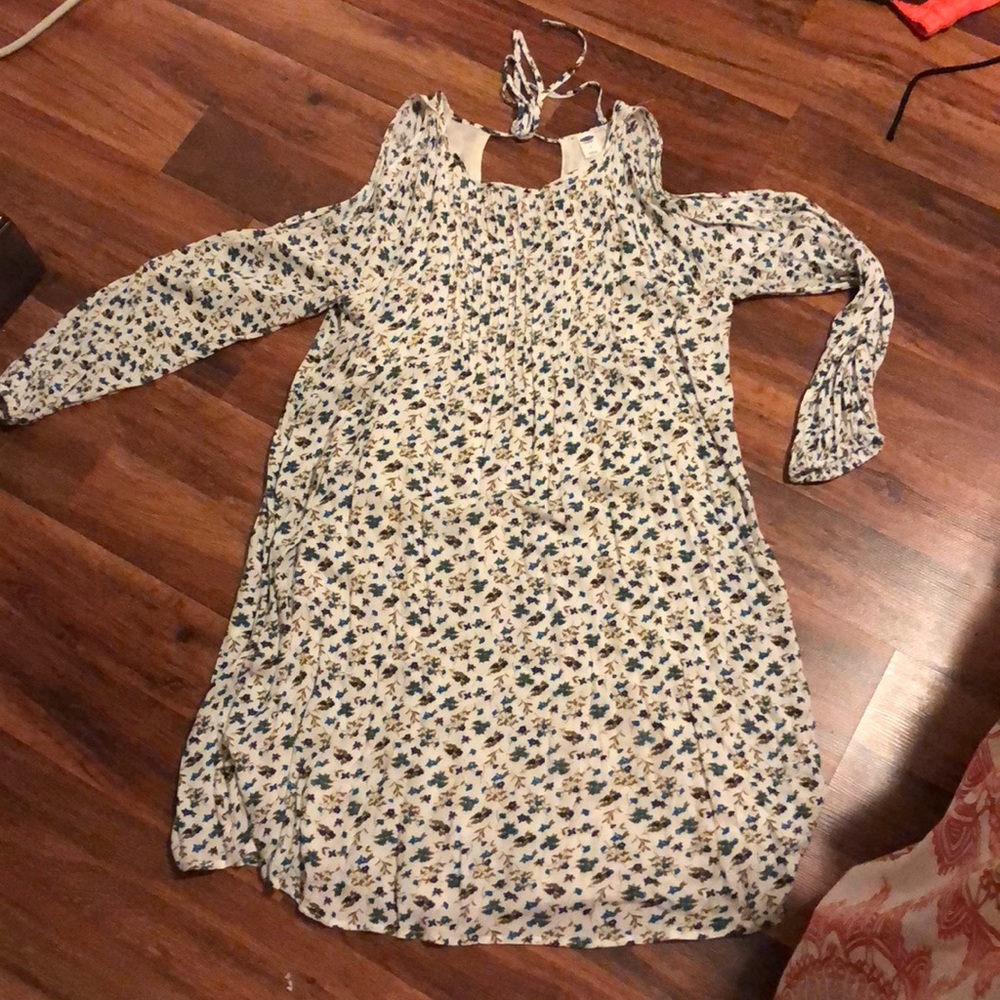 Long sleeve floral dress